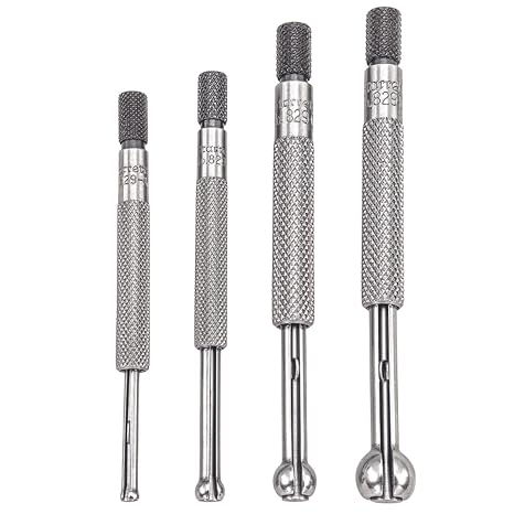 Starrett Small Hole Gage Set, .125-.500" Range, 2-7/8-3-1/2" L, 4-Pack | With Smooth, Sensitive Adjustments, Includes 829A/B/C/D with Case, S829EZ
