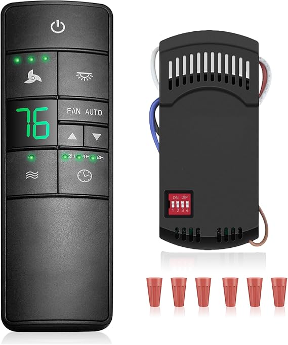 Universal Ceiling Fan Thermostatic Remote Control Kit for Hampton Bay