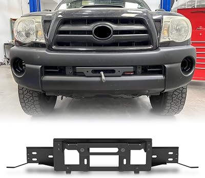 WOLFSTORM for Toyota Tacoma Front Bumper Winch Plate,Rated up to 12,000 Pounds