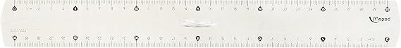 MAPED 146109 30 cm TRIPLE DESİMETRE PLASTİK CETVEL