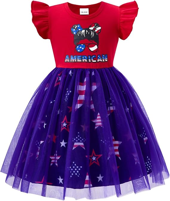 Akyzic Toddler Tulle Dress Unicorn Outfit Birthday Princess Party Girls Summer Causal Tutu Skirts