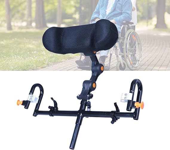 Wheelchair Headrest Backrest,Head Support Wheelchair Neck Support for Adults,Adjustable Headrest Neck Support,Removable Wheelchair Extension Pillow for Universal Wheelchair