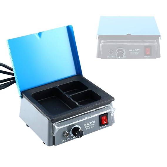 Dental 3 Well Wax Pot Melting Dipping Pot Heater Melt Machine for Dentist