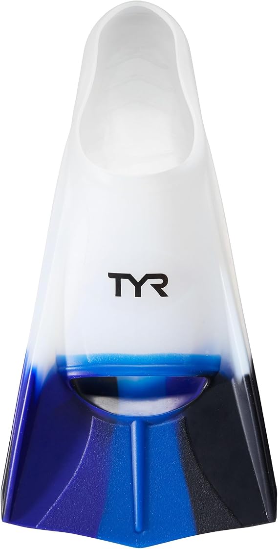 TYR Stryker Silicone Fins - Short Blade Swimming Training Scuba Flippers