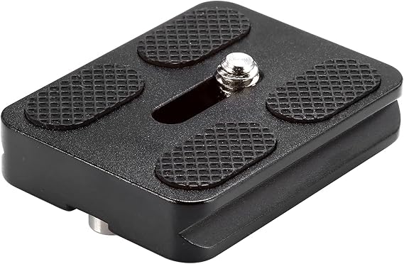 NEEWER Universal Arca Type Quick Release Plate All Metal w/ 1/4 Inch Screw | Fits Standard Arca Style Clamp, for Camera Tripod Ballhead, PU50 50mm