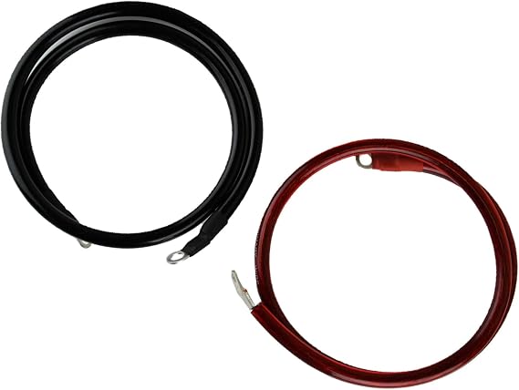 Power Bright 2-AWG12 2 AWG Gauge 12-Foot Professional Series Inverter Cables 2000-2500 watt