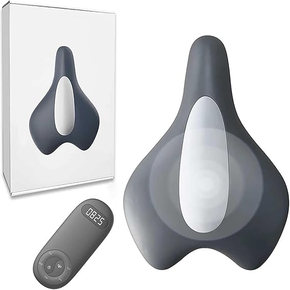 Electric Pelvic Floor Trainer 2025 Upgraded Portable Exercise Device for Women and Men, Heat Therapy, Strengthens and Tightens Pelvic Floor Muscles for Daily use (Grey)