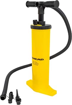 Airhead Manual Air Pump for Pool and Lake Inflatables Including Mattresses and Towable Tubes