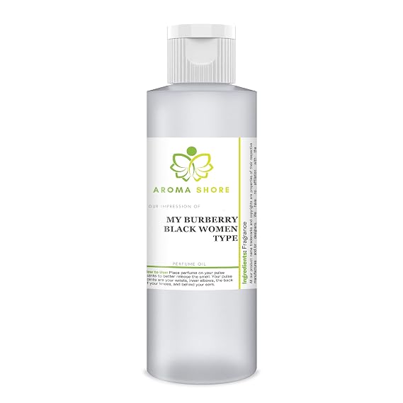 Perfume Oil - Our Impression Of and compatible with My B'Urberry Black Women Type, 100% Pure Uncut Body Oil Our Interpretation, Perfume Body Oil
