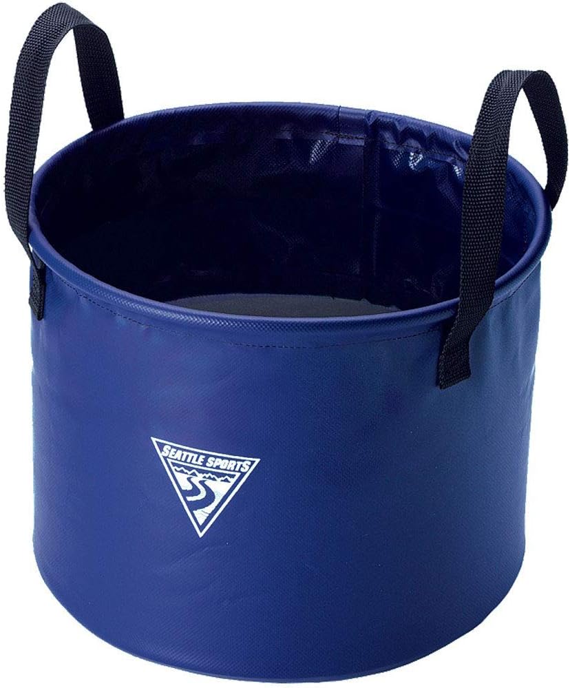 Seattle Sports Outfitter Class Collapsible Jumbo Camp Sink Wash Basin Bucket Blue, One Size 032802