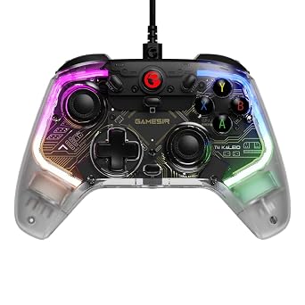 GameSir Kaleid Wired Controller for Xbox Series X|S, Xbox One,Windows 10/11 & Steam, Plug and Play Gaming Gamepad, Transparent Video Game Controller with Hall Effect Joysticks/Hall Trigger