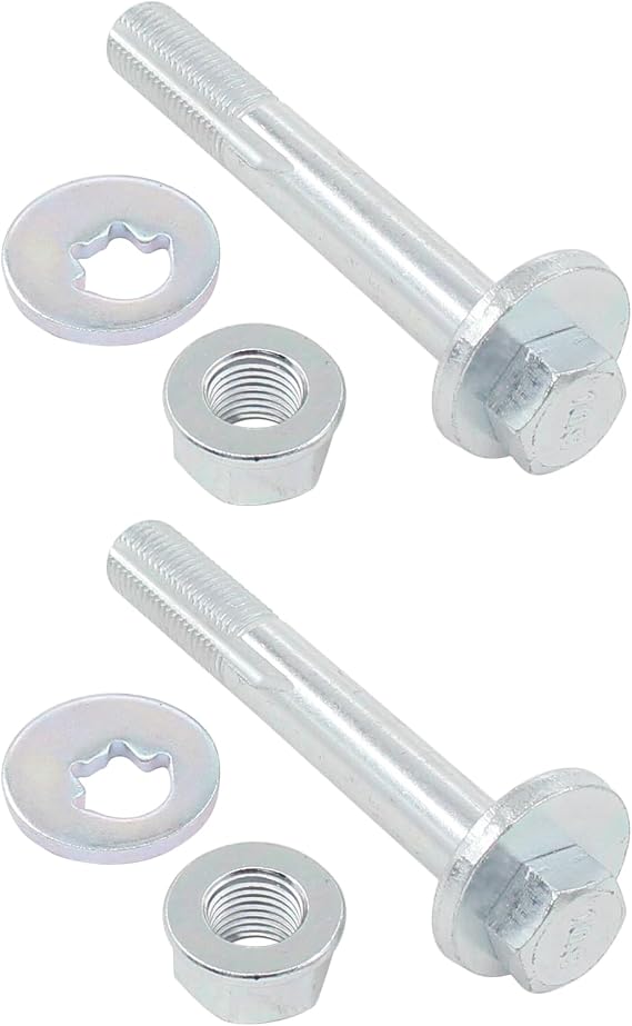 2x Rear Suspension Eccentric Camber Adjustment Bolt Set for B-M-W