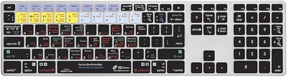 KB Covers Ableton Live Keyboard Cover Compatible with MacBook Pro w Magic Keyboard | Ultra Thin Dust Water & Dirt Resistant Silicone Skins