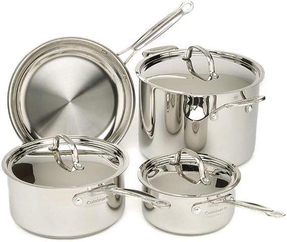 Cuisinart 7 Piece S/S Cookware Set