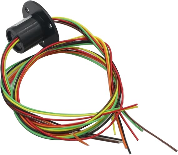 Electrical Slip Ring 12.5mm 300Rpm 6 Wires CIRCUITSx2A Capsule Slip Ring AC 240V for Monitor Robotic