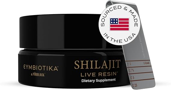 CYMBIOTIKA Pure Shilajit Resin, 84+ Minerals for Energy & Focus