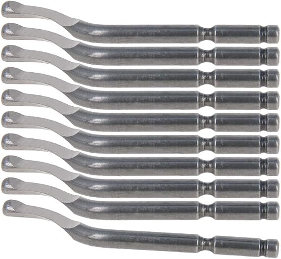 Utoolmart Replacement Deburred Tool BS1018 Deburring Blades 10 Pcs