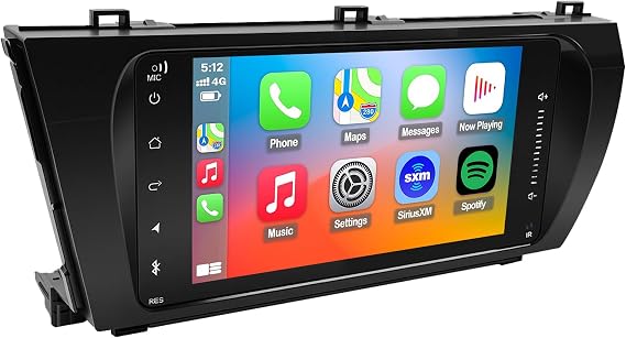 4G Network Radio for Toyota Corolla Upgrade 2014 2015 2016,Stereo Replacement,QLED Touch Screen,8core CPU,Carplay and Android Auto