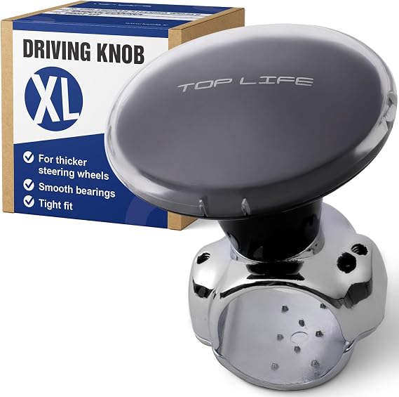 Steering Wheel Knob for Semi Truck - XL Size for Thick Steering Wheels
