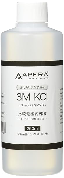 Apera Instruments 3molle Potassium Chloride Solution, KCL Solution, 8.5 fl oz 250 ml