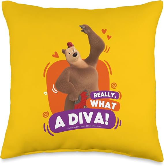 Friends. Really, What a Diva #3 Throw Pillow