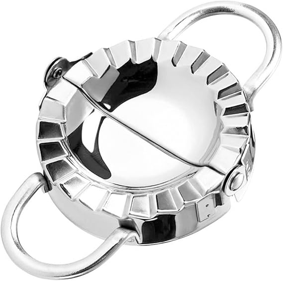 1 Pcs Dumpling Maker, 3'' Stainless Steel Empanada Maker Press, Pastry Tools Ravioli Mold Gyoza Maker Kitchen Accessories, Pie Maker, Dumpling Maker