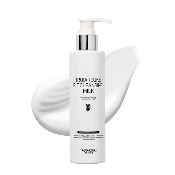 TROIAREUKE PIT Cleansing Milk, Hydrating Cleansing Mask, Korean Skincare