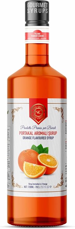 Nish Portakal Aromalı Şişe Şurup 700 ML - Pet Şişe