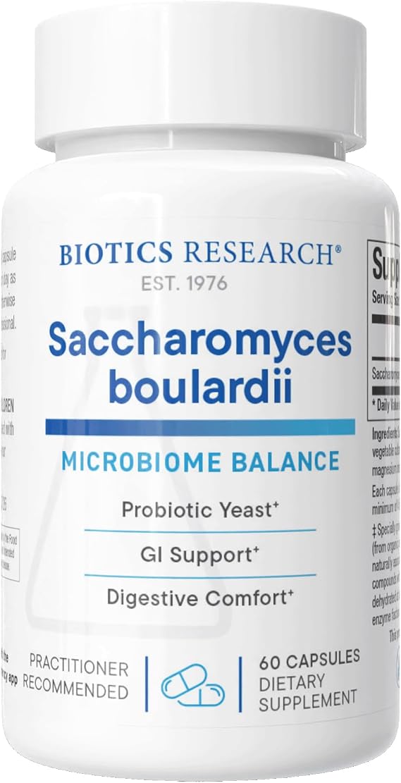 BIOTICS RESEARCH Saccharomyces boulardii Probiotics 235 Mg - 60 Capsules