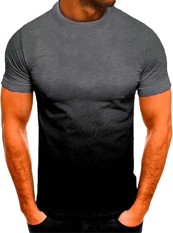 Mens Tie Dye Muscle T Shirts Gym Workout Athletic Summer Tees