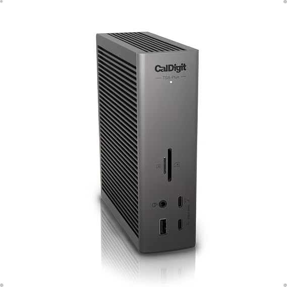 CalDigit TS5 Plus Thunderbolt 5 Docking Station: 20-Port PCIe-10GbE Mac|PC