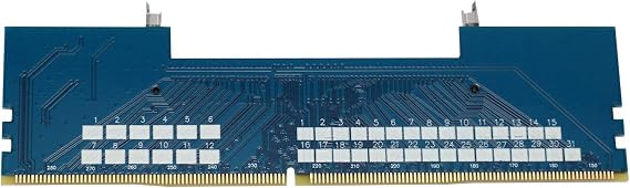 Professional Laptop DDR4 SO-DIMM to Desktop DIMM Memory RAM Connector Adapter Desktop PC Memory Cards Converter Adaptor, blue, 174663