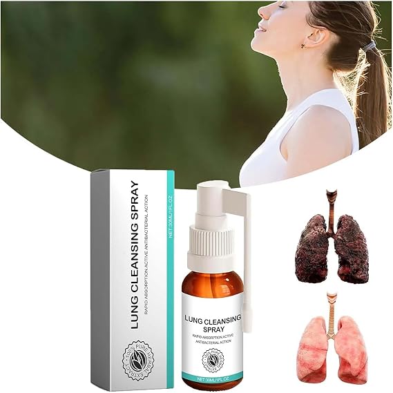 Lung Cleansing Spray - Herbal Lung Cleansing Spray,Breathdetox Herbal Lung Cleansing Spray,Powerful Lung Support & Cleanse, Googeer Herbal Lung Cleanse Mist,Respinature Spray (1PC)