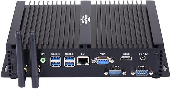 Fanless Industrial PC Mini PC Windows/Linux Intel I3 4005U 2 COM I3