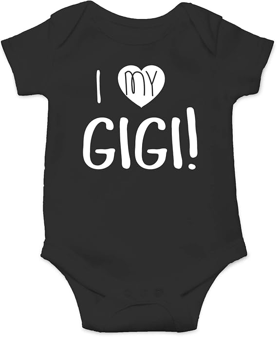 I Love My Gigi - Funny Baby Essentials Bodysuit - Baby Girl Romper Cute Newborn Boy Clothes