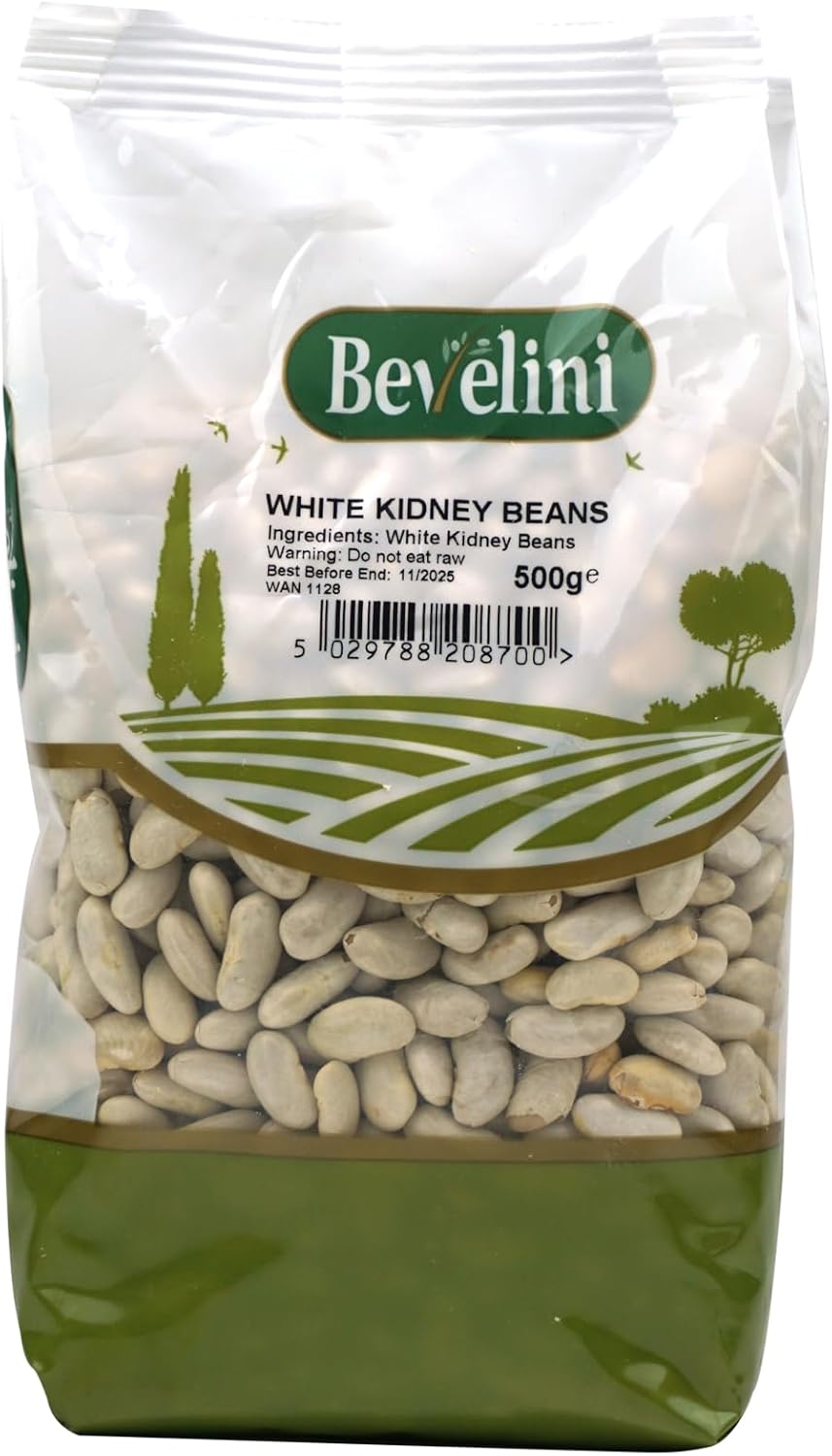 Bevelini White Kidney Beans, 500g Pack of 1