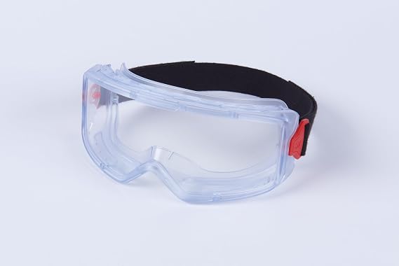 Securefit 3M GoggleGear Protective Goggle 3000 Series, GG3001-AF EU | PVC Shroud, Clear AF Lens, Cloth Strap
