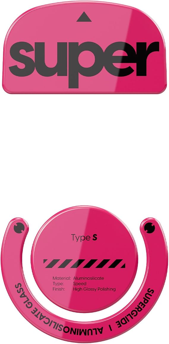 Pulsar Gaming Gears Superglide Type-S Skates for GPro X Superlight, Magenta
