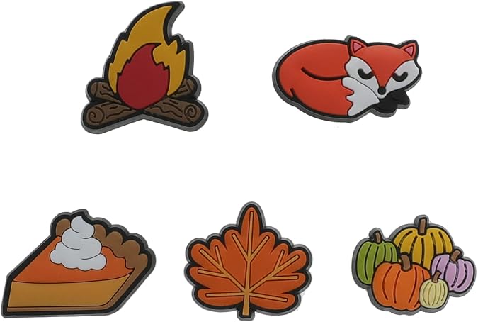 Crocs unisex-adult Jibbitz Shoe Charms - Halloween Multi Pack, Horror Charms