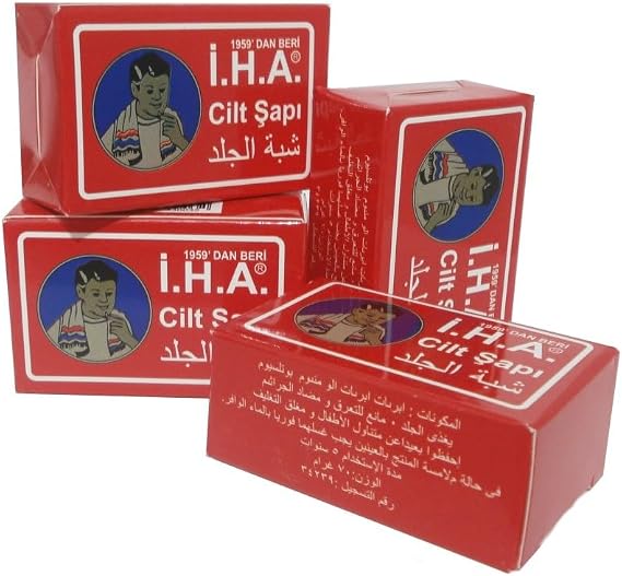 İHA Cilt Şapı, 70 gr, 4 Adet, Ter Kokusunu Önlemeye Yardımcı Olur, Tıraş Sonrası Tahrişi Azaltır, Cilde Pürüzsüzlük Kazandırır