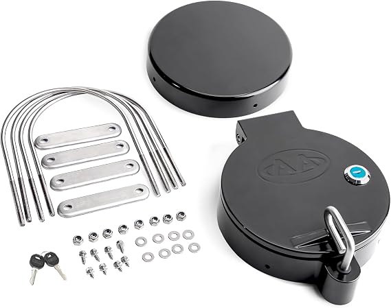 AA Products Universal Conduit Carrier Kit Fit 8" PVC Pipe, No Drilling Required, Black