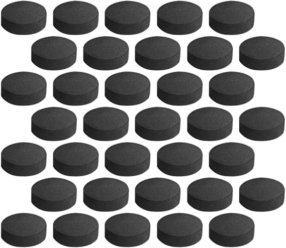70pcs Charcoal Grilling Charcoal Tablets Black Portable Fire Starting | Camping Fire, Lightweight Pack, Adventure Use, Stove Charcoal for Cooking, Household Charcoal