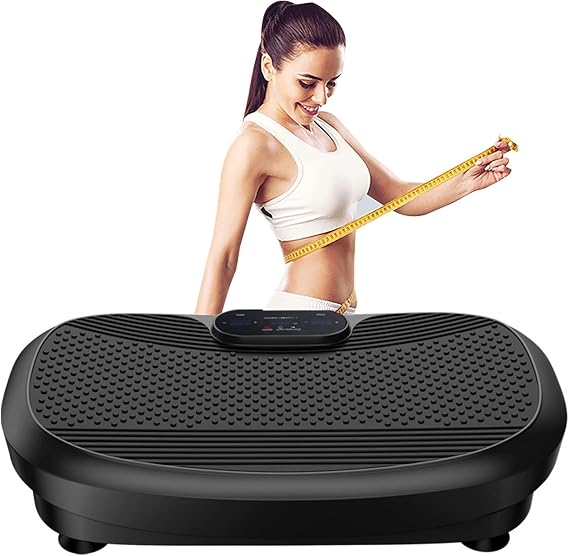 4D Vibration Plate Exercise Machine - Triple Motor Oscillation, Linear, Pulsation + 4D Motion Vibration Platform | for Weight Loss & Shaping