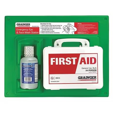 First Aid Kit w/House,141pcs,21.5x6,GRN