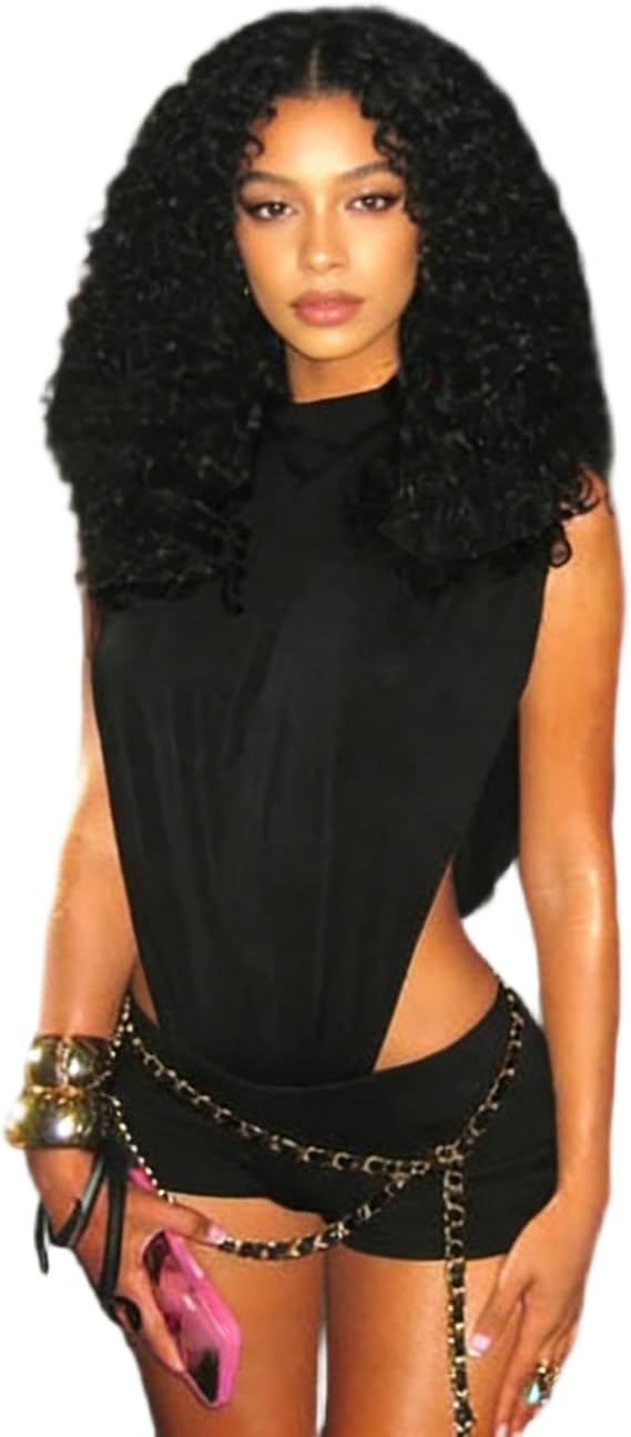 MXVPY Womens Sexy Rompers,Backless Sleeveless Halter Cutout Bodysuits Shorts Jumpsuits for Summer Date Night Clubwear
