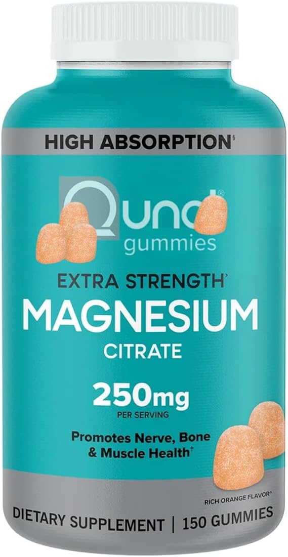 Extra Strength Magnesium Citrate Gummies, 250 mg, 150 Count