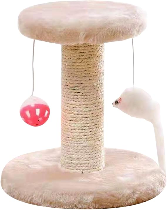 Cat Post Scratcher Vertical Sisal Cat Scratching Posts