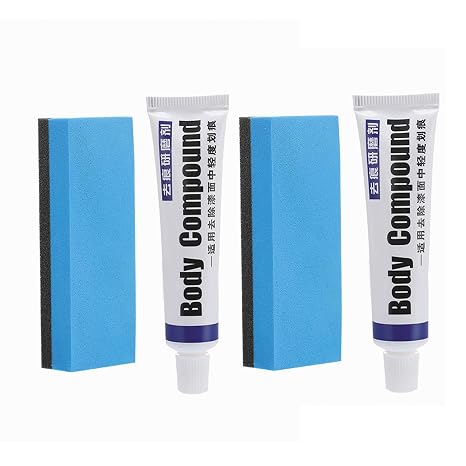 Car Wax Scratch Repair Kits Auto Body Compound Polishing Grinding Paste Paint Care Set Auto Accessories Fix it Automotive Wax(2PCS)