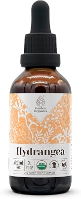 Hydrangea USDA Organic Alcohol-Free Extract | Dietary Supplement, High-Potency Tincture | Natural Certified Organic Hydrangea Hydrangea arborescens Dried Root 2 oz