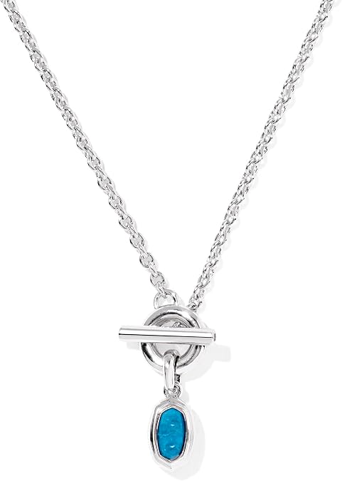 Kendra Scott Mini Elisa Toggle Short Pendant Necklace, Fashion Jewelry for Women